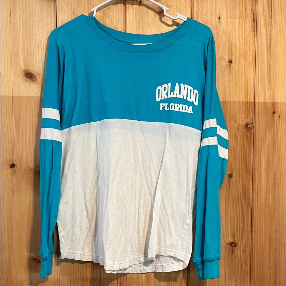 Exist Blue & White Florida Jersey Women’s Top